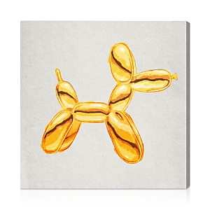 Oliver Gal Balloon Dog Lux Wall Art, 20 X 20 In Gold