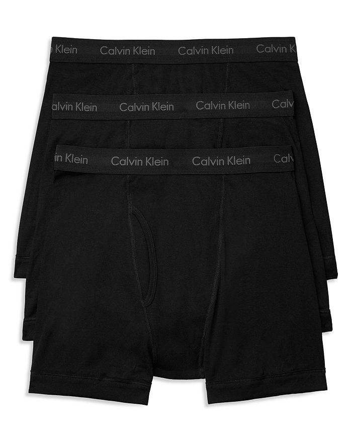 CALVIN KLEIN COTTON CLASSICS BOXER BRIEFS, PACK OF 3,NU3019
