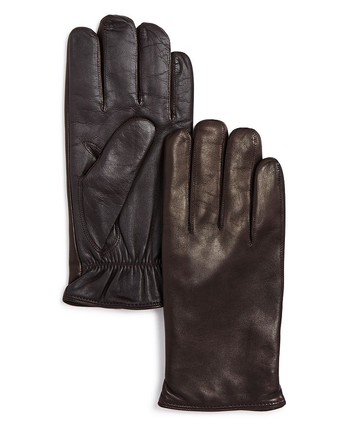 The Men's Store At Bloomingdale's Cashmere Lined Basic Tech Gloves - 100% Exclusive In Brown