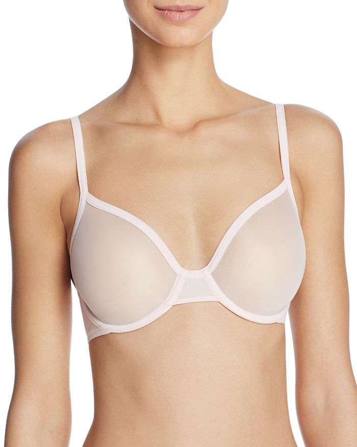 Calvin Klein Modern Structure unlined square neck bralette in pink