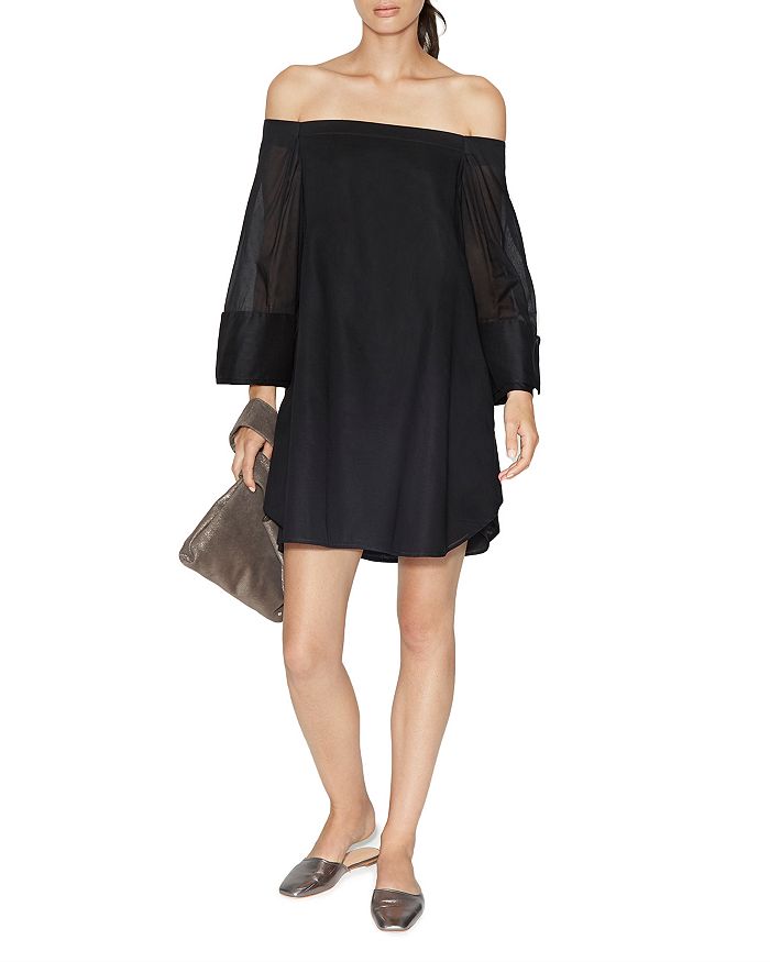 HALSTON HERITAGE HALSTON Off the Shoulder Dress Bloomingdale s