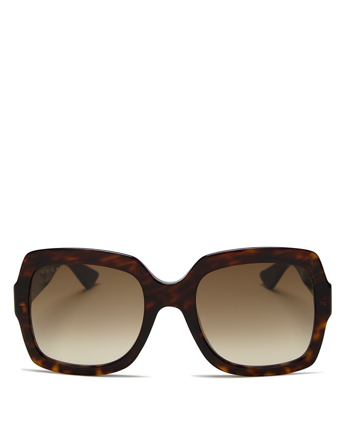 Gucci Women's Oversized Gradient Square Sunglasses, 54mm | Bloomingdale's