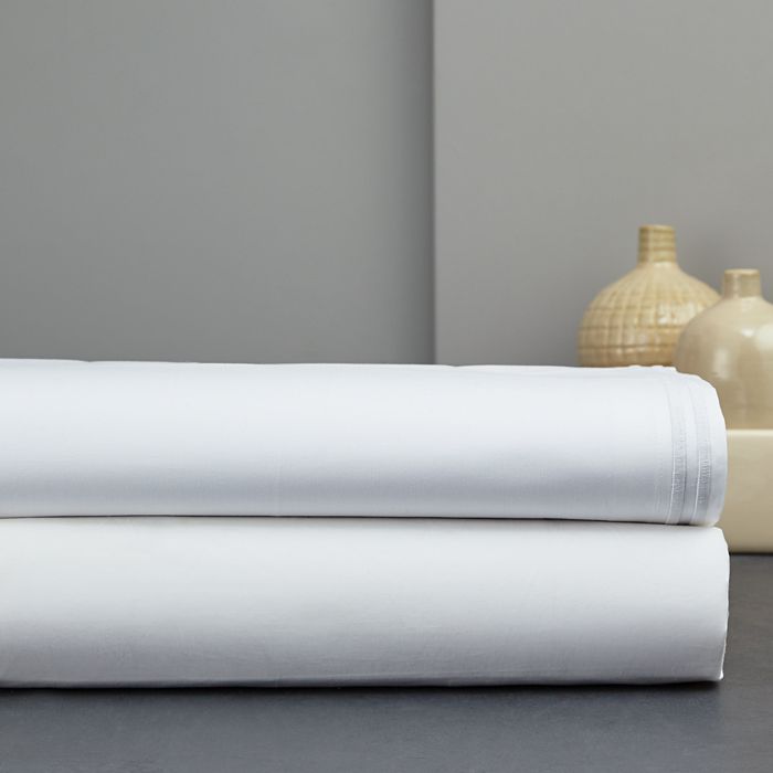 Hudson Park Collection Hudson Park Italian Percale Stitch King Pillowcase, Pair - 100% Exclusive In White