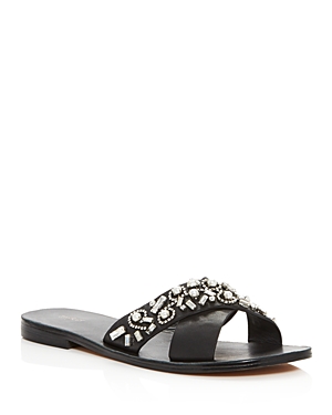 Botkier Alina Jeweled Slide Sandals