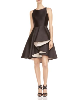 HALSTON HERITAGE HALSTON Double Face Satin Dress Bloomingdale s