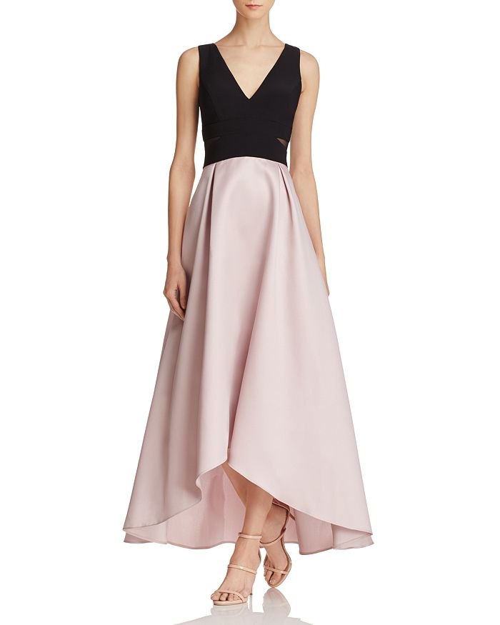 Avery G Color Block High Low Gown Bloomingdale s