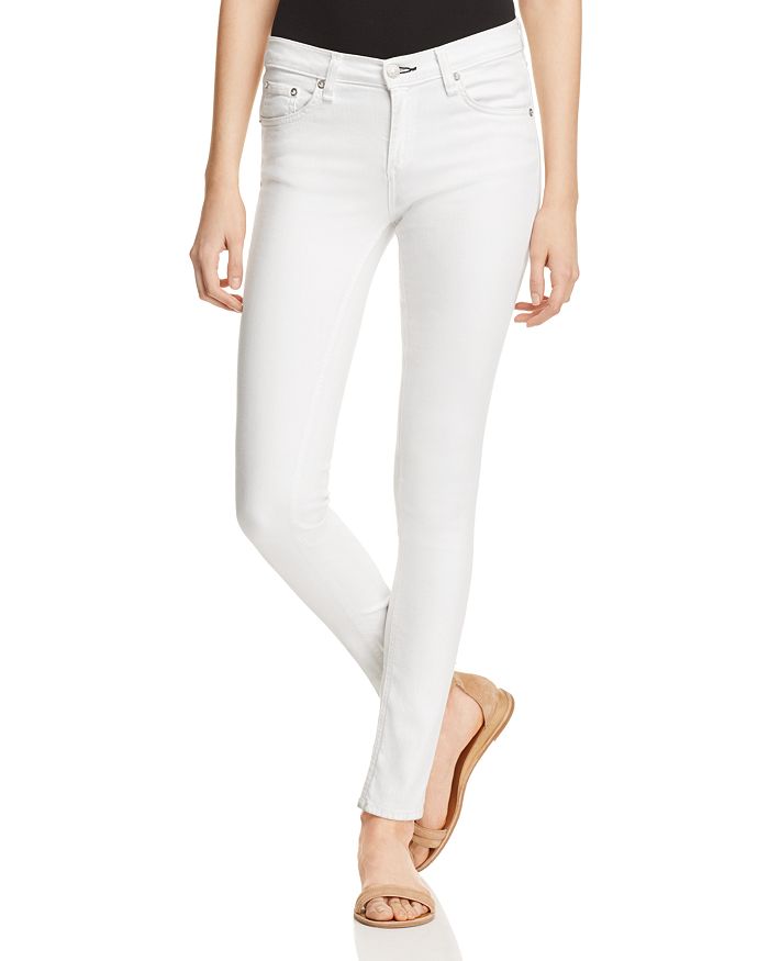 rag & bone/JEAN - Skinny Jeans in White