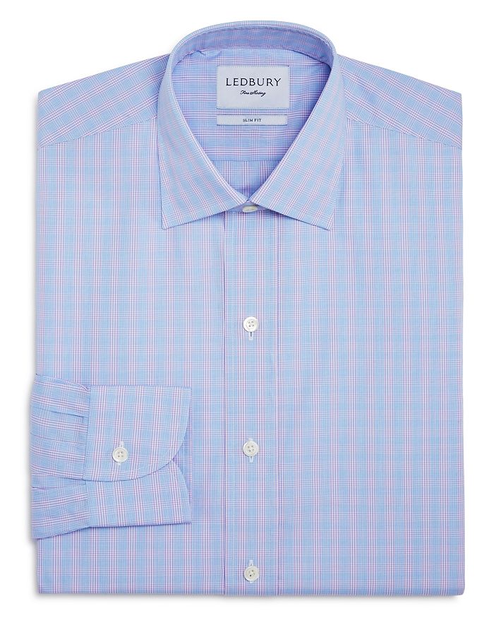 Ledbury Gingham Over Check Slim Fit Dress Shirt Bloomingdale's