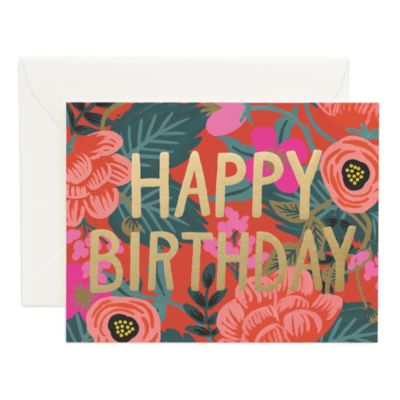 Rifle Paper Co. - Poppy Birthday Card