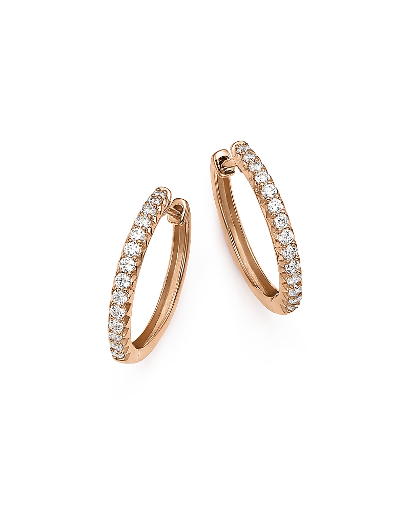 Diamond Hoop Earrings