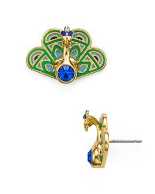 kate spade peacock earrings