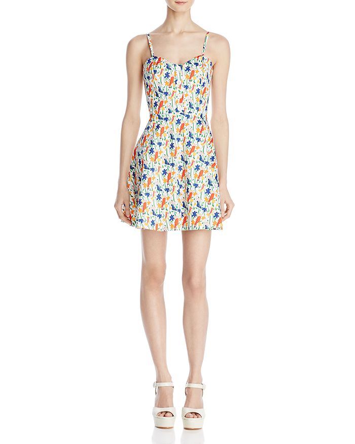 Alice and Olivia Alice Olivia Nella Button Front Dress Bloomingdale s