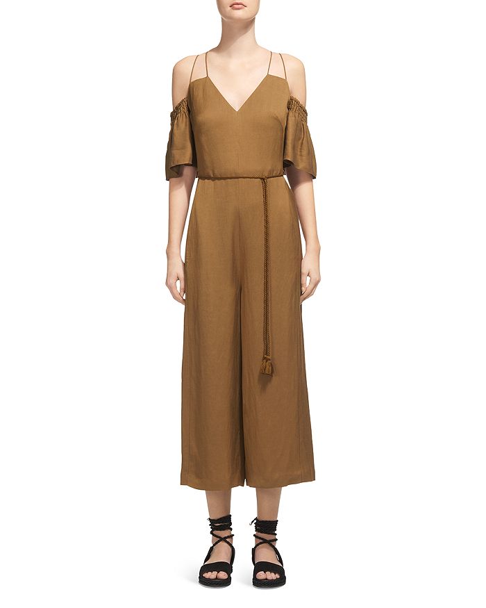 Whistles Yasmin ColdShoulder Jumpsuit Bloomingdale's