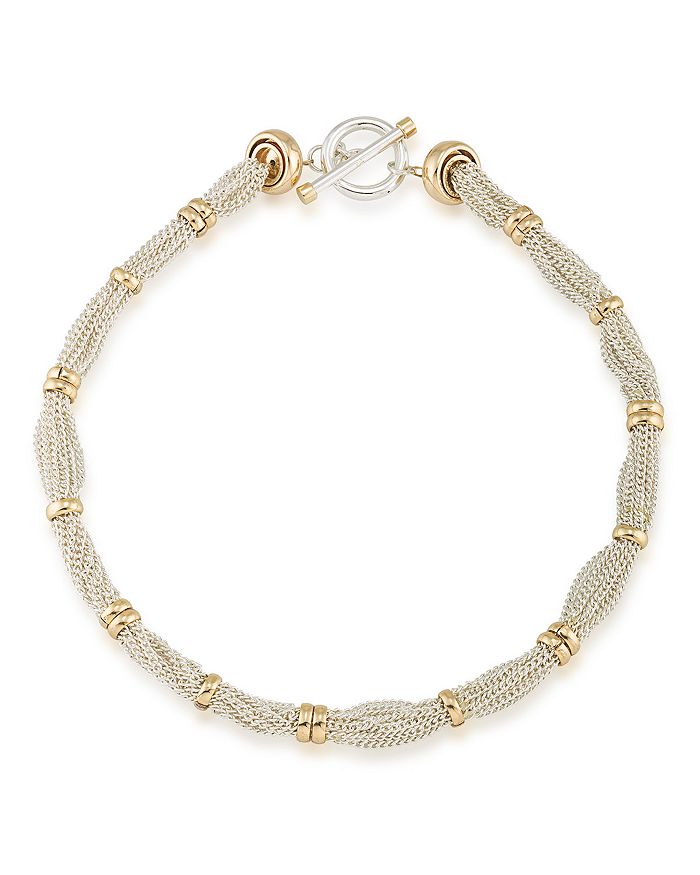 Ralph Lauren Lauren Lauren  Collar Chain Necklace, 18 In Gold/silver