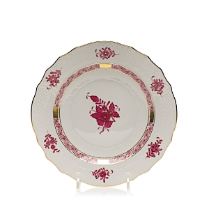 Herend Chinese Bouquet Salad Plate In Pink/24k Gold Trim