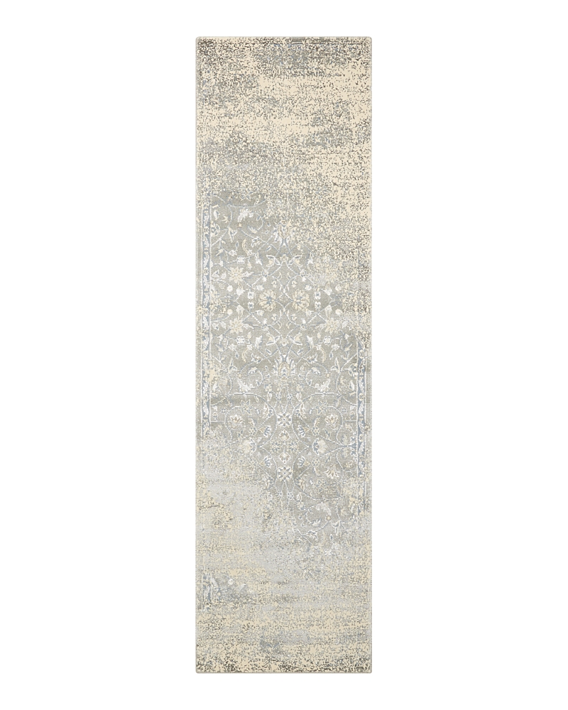 Nourison Luminance Lum10 Area Rug, 2'3 X 8' In Silver