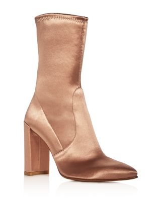 stuart weitzman satin boots