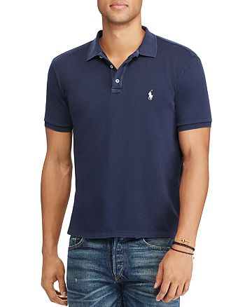 Polo Ralph Lauren French Terry Custom Slim Fit Polo Shirt | Bloomingdale's