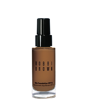 Shop Bobbi Brown Skin Foundation Broad Spectrum Spf 15 In Almond 7 (dark Brown With Red Undertones)