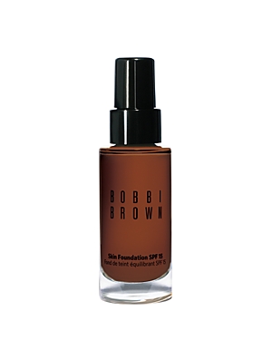Bobbi Brown Skin Foundation Broad Spectrum Spf 15 In Cool Walnut 8.25 (deep Brown With Red And Blue Undertones)
