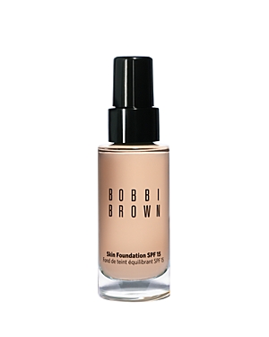 Shop Bobbi Brown Skin Foundation Broad Spectrum Spf 15 In Ivory 0.75 (very Light Beige With Pink Undertones)