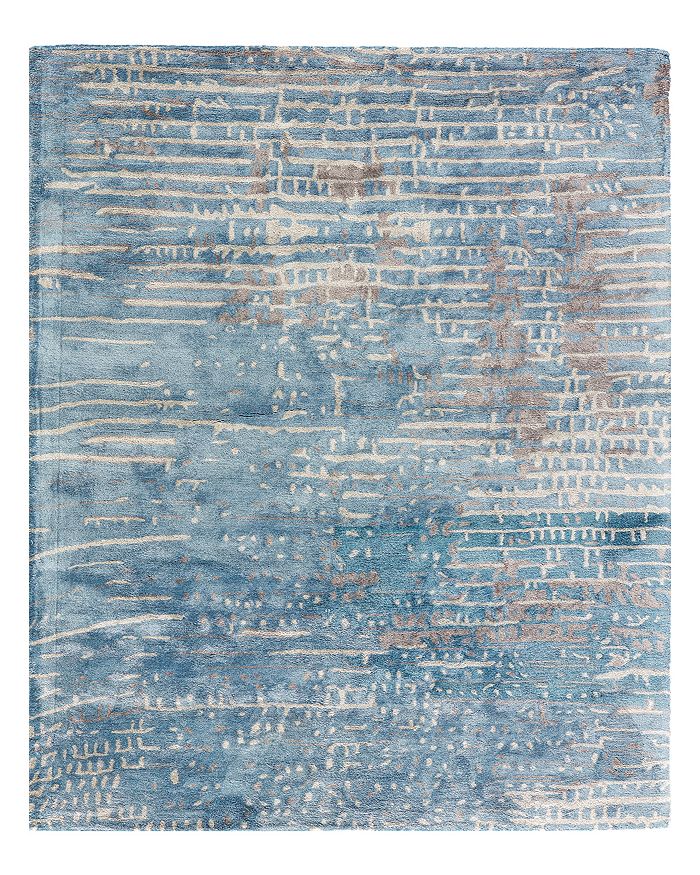 Jaipur Living Jaipur Transcend Collection Layloe Area Rug, 2' X 3' In Aegean Blue And Agate Gray
