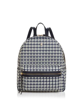 Tory store Burch Backpack Piper Gingham Zip black white Sold Out