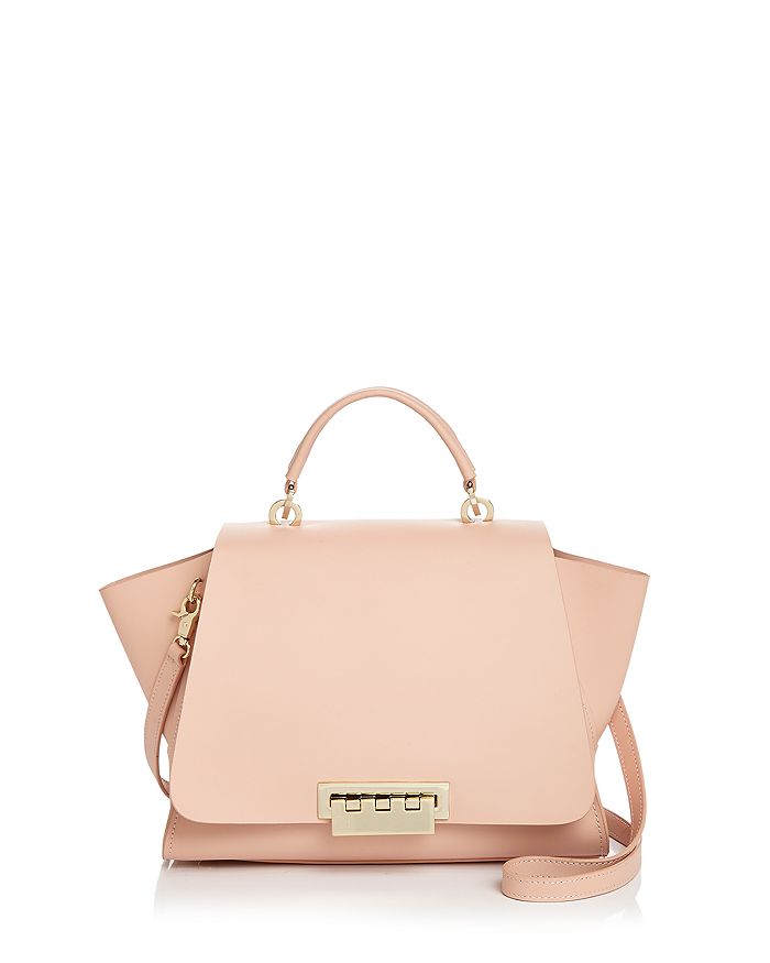 ZAC Zac Posen Eartha Soft Floral Strap Leather Shoulder Bag