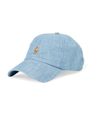 chambray baseball cap