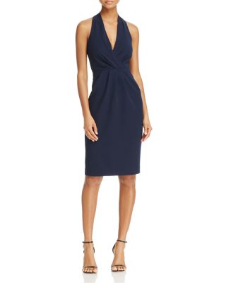 betsey johnson faux wrap dress