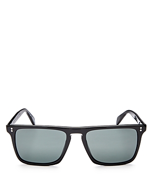Oliver Peoples Men's Bernardo Polarized Square Sunglasses, 58mm