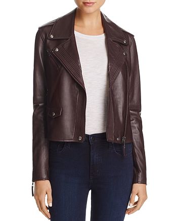 PAIGE Leather Danette Jacket | Bloomingdale's