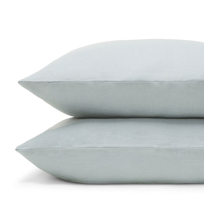 Amalia Home Collection Stonewashed Linen King Pillowcase, Pair - 100% Exclusive In Dusty Blue