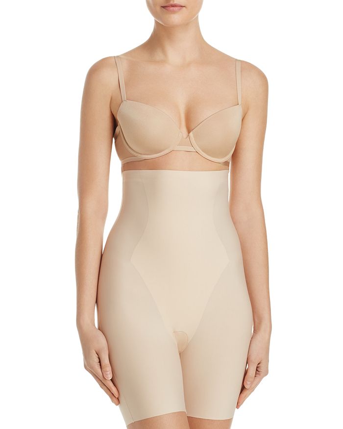 Yummie Hidden Curves High Waist Thigh Shaper In Frappe