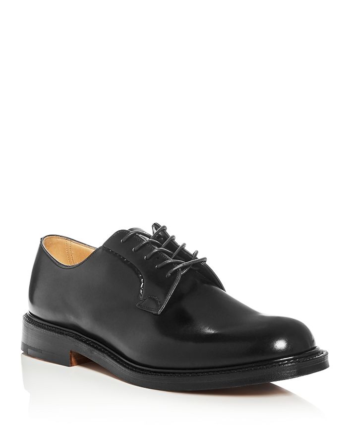 Church's Black Leather Lace Up Shoes In Black
