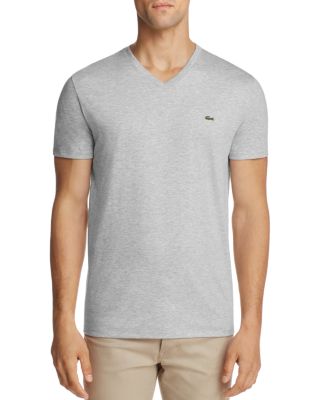 Lacoste - V-Neck Pima Cotton Tee