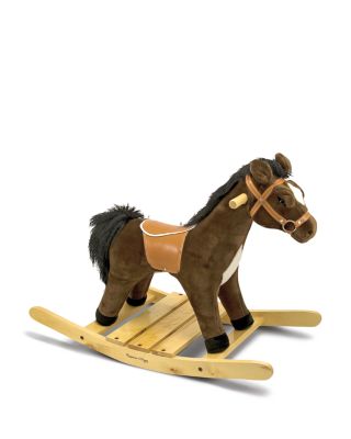 melissa and doug plush rocking horse