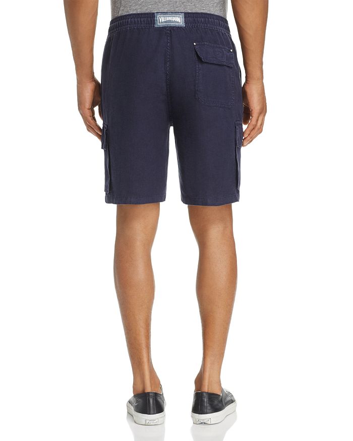 Shop Vilebrequin Solid 10 Drawstring Shorts In Navy
