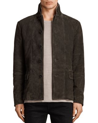 all saints suede blazer