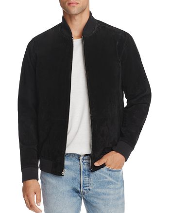 OBEY Clifton Suede Bomber Jacket | Bloomingdale's