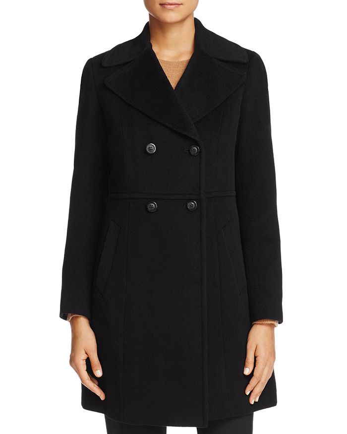 Cole Haan Double-Breasted Notched Collar Coat | Bloomingdale's