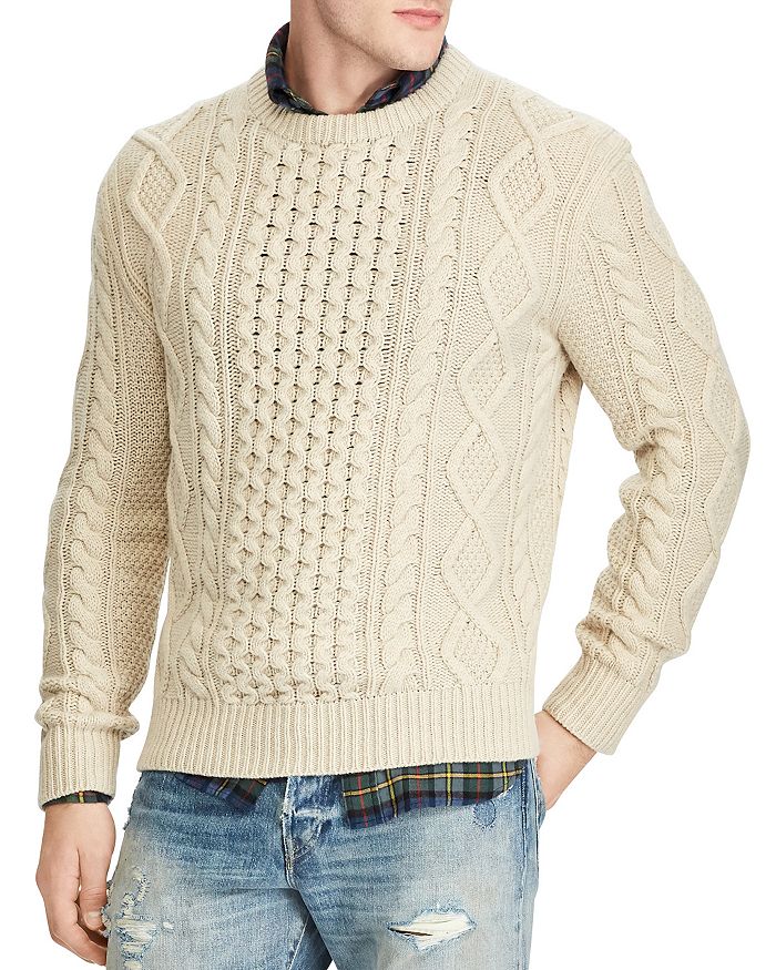 Polo Ralph Lauren Iconic Fisherman's Sweater | Bloomingdale's
