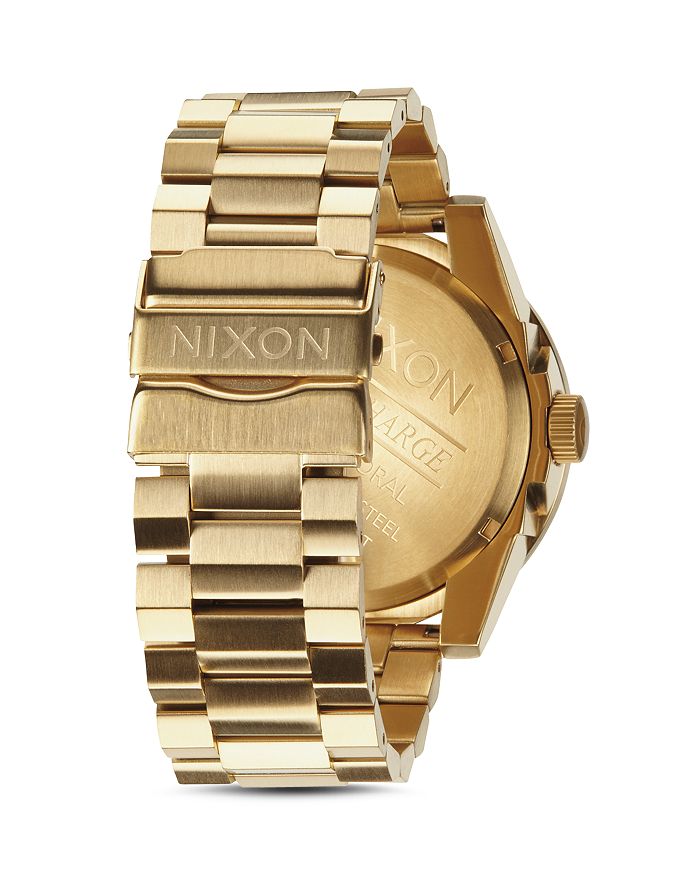 Shop Nixon The Corporal Watch, 48mm In Black/gold