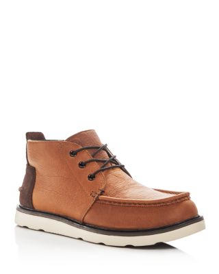 toms men's waterproof leather chukka boots