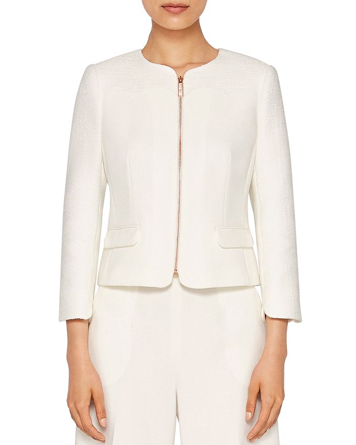 Ted baker scallop jacket top