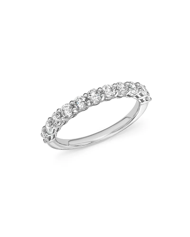 Diamond Band in 14K White Gold, 1.0 tcw