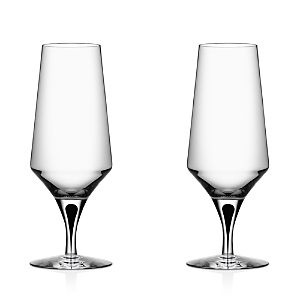 Orrefors Metropol Beer Glass, Set of 2 Orrefors Metropol Beer Glass, Set of 2