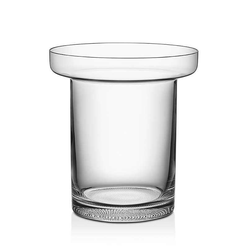 Kosta Boda Limelight Glass Tulip Vase In Clear