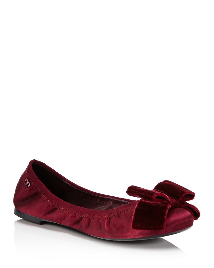 Tory burch flats bloomingdales 2025