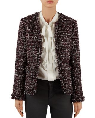 Gerard Darel Olympia Fringed Tweed 